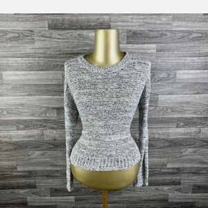 FOREVER 21 Pullover Long Sleeve Grey Knit Sweater Women's Plus